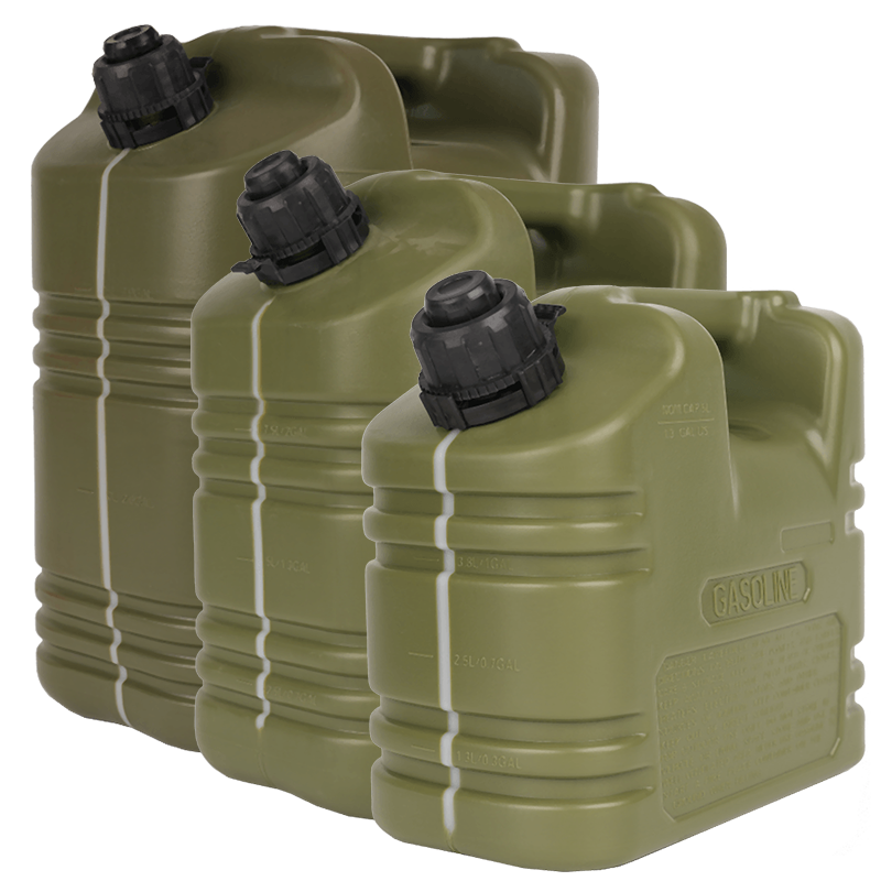 Tong minyak plastik 5L/10L/20L dengan kunci kanak-kanak